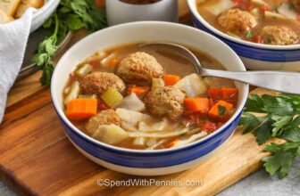 Cabbage Meatball Soup